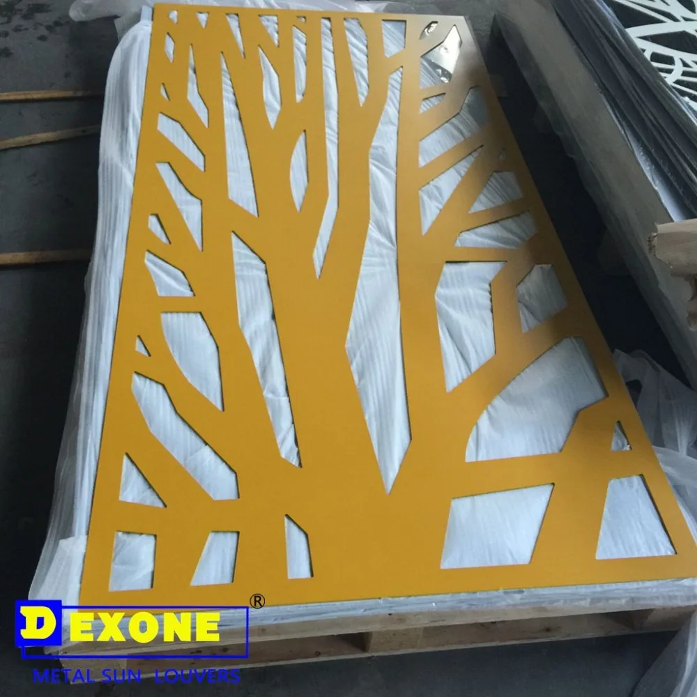 Hot sale Custom decorative laser cut aluminum panels /metal fences