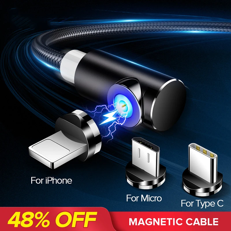 wholesale new product ideas 2019 3 in 1 Fast Magnetic Cable Micro USB Type C Charger Charging For iPhone - ANKUX.COM