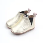 Hot sale Leather baby Boots Gold Infant Baby Newborn Boy Girls Shoes Moccasin