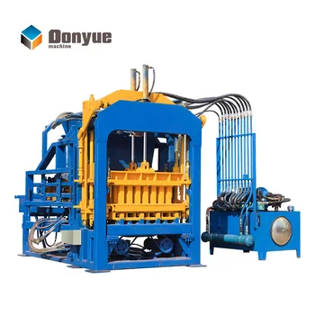 cement sand hollow block making machine QT4-15 equipment for the production of cinder blocks