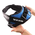 Custom Good Quality Comfortable Reflective Adjustable Custom leather Puppia Pet Dog Harness