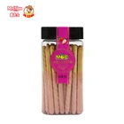 Quality healthy biscuit stick coated with strawberry flavor in jar custom strawberry flavor biscuit
