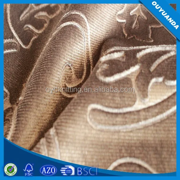Export Turkey Market Fabric Cheap Price 3D Embossed Sofa Fabric Embossed Curtain Upholstery Fabric