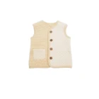 High Quality Lovely 100% Organic Cotton Sleeveless Summer Girls Baby Coat