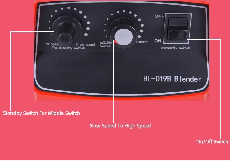 Multifunctional fashion design electric juice blender multi with dry mill attachment