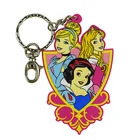 Hot selling custom 3d logo print stand size silicone keychain with pvc rubber keychain