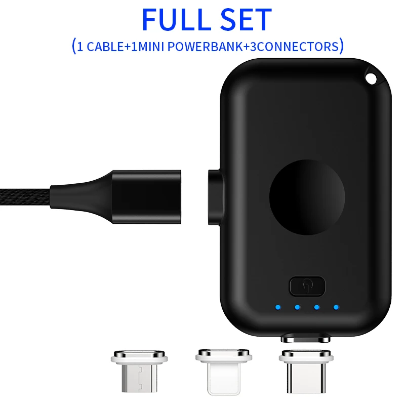 Mini Finger Emergency Power Bank Capsule Portable Charger Mobile 12800Mah 1200Mah Magnetic Power Bank - ANKUX.COM