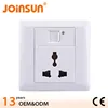 High quality copper pieces universal wall socket with usb