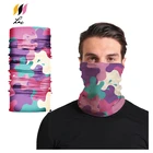 Outdoor MUltifunction Custom Printing Pink Bandana For Woman