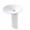 FW-6611 Modern Stone Sink New indoor Pedestal Wash Basin