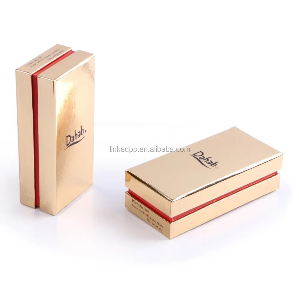 paper gift box with gold foil paper - box with removable lid