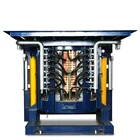 1ton Induction smelting furnace equipment for melting steel, iron