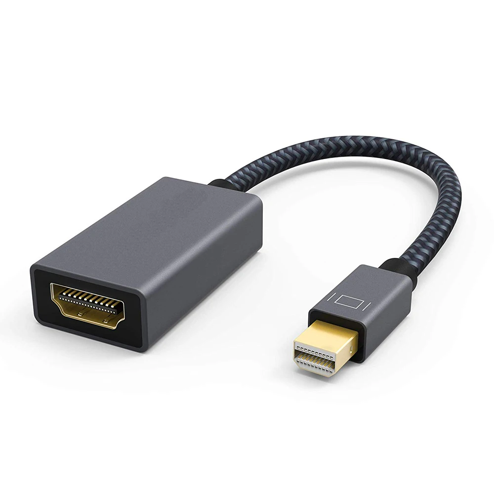 Mini Display Port to HDMI Converter Video Cable Male to Female 3D Audio Thunderbolt Mini DP to HDMI Adapter for iMac - ANKUX.COM