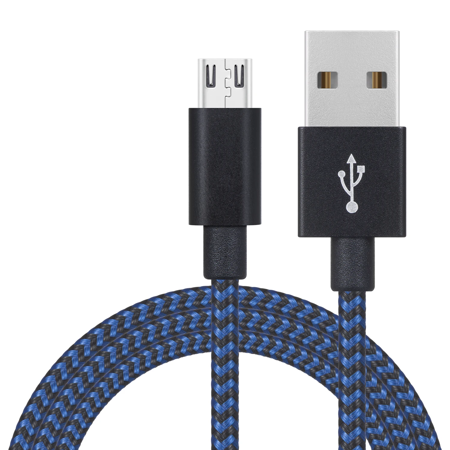 Customized length micro usb cable,Wholesale Fast Charging Data Sync 1m 2m 3m braided charging cable and usb cable for android - ANKUX.COM