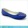new fashion rivet design ladies shoes big open summer flat footwear