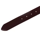 Brown Leather Formal Style Brown Black Reversible Buckle Men Genuine Leather Belt