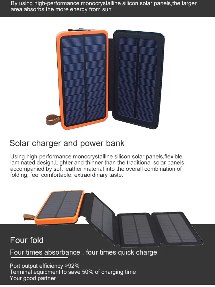 Top degree quality & standard 5 pieces Led indicators 10000mah solar charger power banks - ANKUX.COM