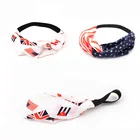 Personalized 4th of July American National Flag Hair Band Head Band Hair Accessories For Ladies women