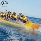 Logo Customization Banana Water Towable China Supplier Inflatable Banana Boat Water Lake Towable Tube Tow Jet Ski