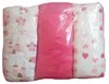 3pc set knitted jersey cotton crib sheets baby printed portable bedding sheet