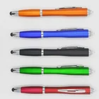 Twist Plastic led Light Stylus Touch Pen With Custom Logo