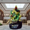 Wholesale 19inch FengShui Color painting Guan Gong Statue for Home Ornament