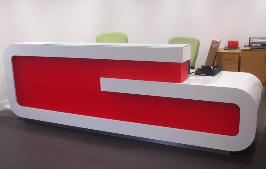 Customized Cheap Office Counter Office Reception Counter Desk