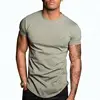 Top sale slim fit 95% cotton 5% elastane t shirt for men