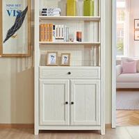 Modern Wooden White Furniture Living Room Storage Display Cabinets Sichuan Manufacturer Direct