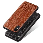 Wholesale Custom Shockproof Genuine Leather Business Cell Phone Case for iphone XS