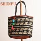 Promotion Cheap Girl Beach Paper Straw Crochet Bag