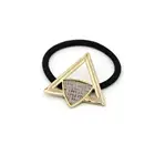 Polished Hair Polished Straw Braided Metal Pull Wire Hair Elastic For Girls Rubber Bands Metal Pony Tail Holder