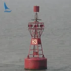 HF 2.4m Steel skirt keel light buoys /Steel floating mark buoy for sale