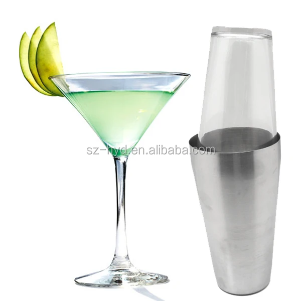 professional stainless steel bar set cocktail boston cup shaker