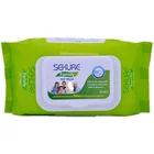 80ct hot sale spunlace nonwoven scented organic baby wet wipes with lid