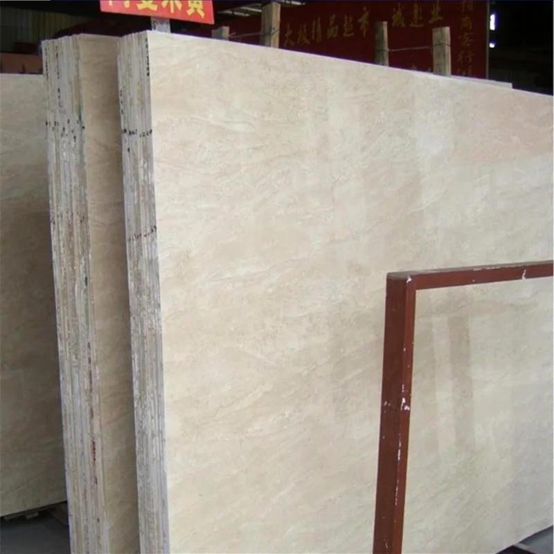 Camal Beige Stone Liquid Marble Floor In Construction And Real