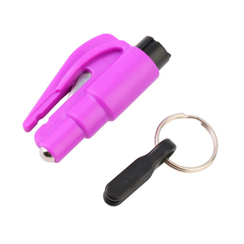 3 in 1 Emergency Mini Safety Hammer Auto Car Window Glass Breaker Seat Belt Cutter Rescue Hammer Car Life-saving Escape Tool 1PC