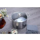 Yoter custom design eco-friendly big titanium soup and stock pot
