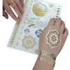 Fashion Customized Gold Silver Bling Flash Henna tattoos