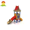 Excellent quality children outdoor playground park spiral tube slide for kids