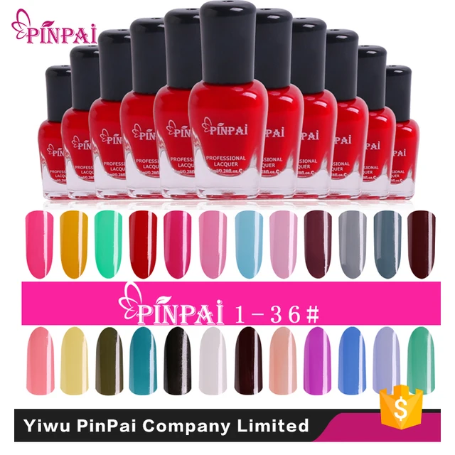 beauty care nail painting easy clean 36 colors lacquer nail