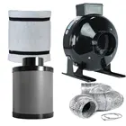 carbon filter fan/ carbon air filter element/ grow room carbon filter with flange