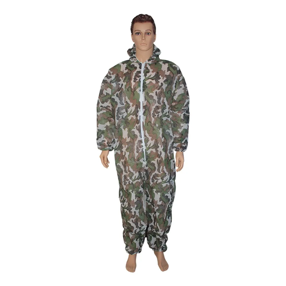 Plastic Disposable Camouflage Paintball Coverall Buy Disposable