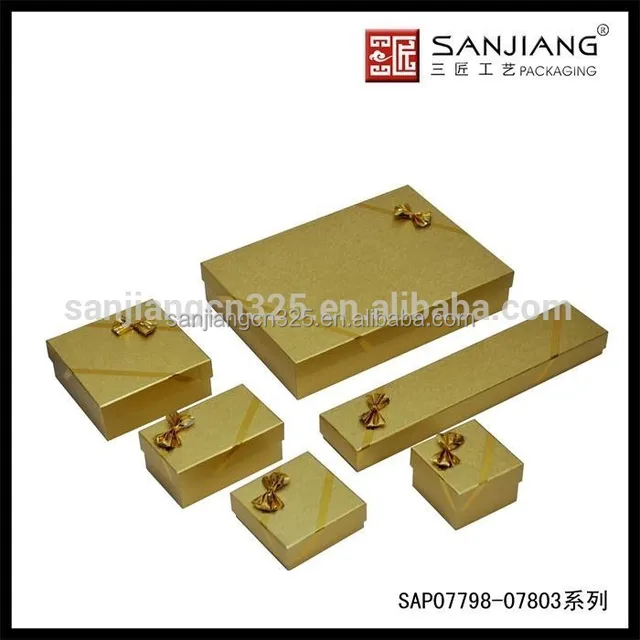 hot sale fancy custom branded jewelry gift boxes