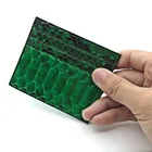 Wallet Factory Custom Python Leather Card Holder Wallet With Custom Logo