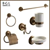 High-End Brass Polished Antique Bronze Bathroom fixtures and accessories Wall mounted Bathrobe Hook