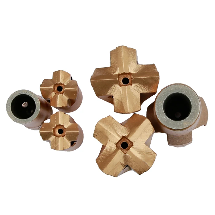 Tapered Cross Drill Bits For Rock Drilling