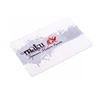 Transparent Plastic Frosted Clear Plastic Business Cards