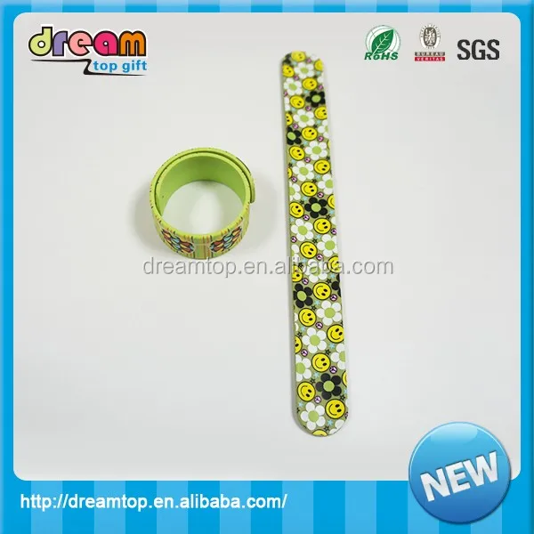 gift silicone slap bracelet wholesale kids rubber slap wristband