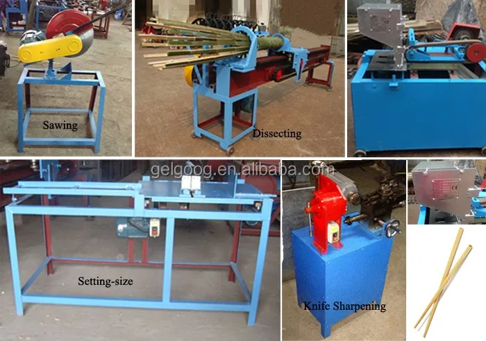 Bamboo Stick Production Line Disposable Wooden Chopsticks Making Machine